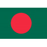 Drapeau Bangladesh (19.5x13 cm) - Sticker/autocollant