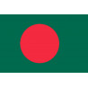 Drapeau Bangladesh (19.5x13 cm) - Sticker/autocollant