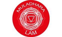 chakra LAM MULADHARA - 15cm - Sticker/autocollant