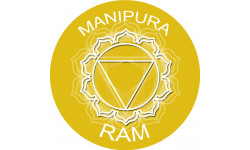 chakra RAM MANIPURA - 10cm - Sticker/autocollant
