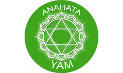 chakra YAM ANAHATA - 15cm - Sticker/autocollant