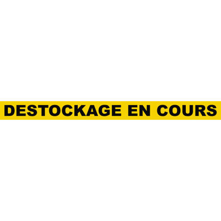 DESTOCKAGE EN COURS (120x10cm) - Sticker/autocollant