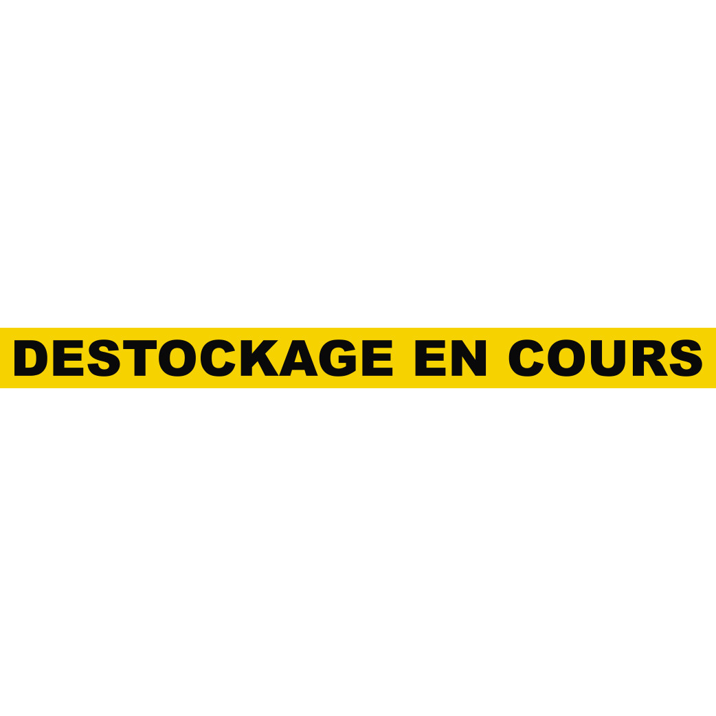 DESTOCKAGE EN COURS (60x5cm) - Sticker/autocollant