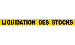 LIQUIDATION DES STOCKS (120x10cm) - Sticker/autocollant