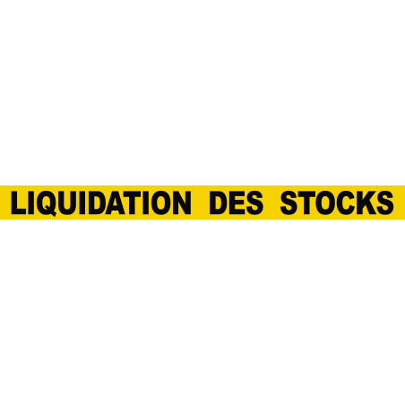 LIQUIDATION DES STOCKS (120x10cm) - Sticker/autocollant