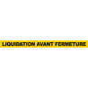 LIQUIDATION AVANT FERMETURE (120x10cm) - Sticker/autocollant