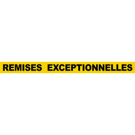 REMISES EXCEPTIONNELLES (120x10cm) - Sticker/autocollant