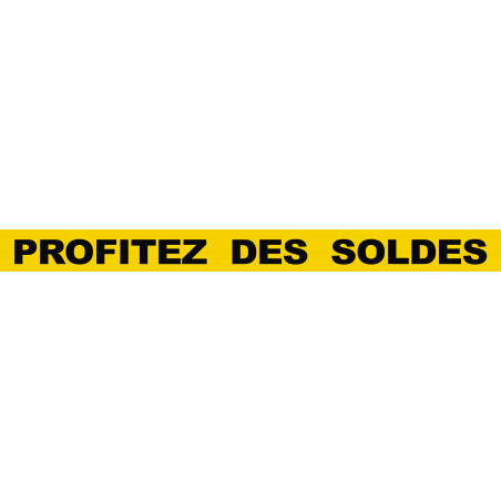 PROFITEZ DES SOLDES (120x10cm) - Sticker/autocollant