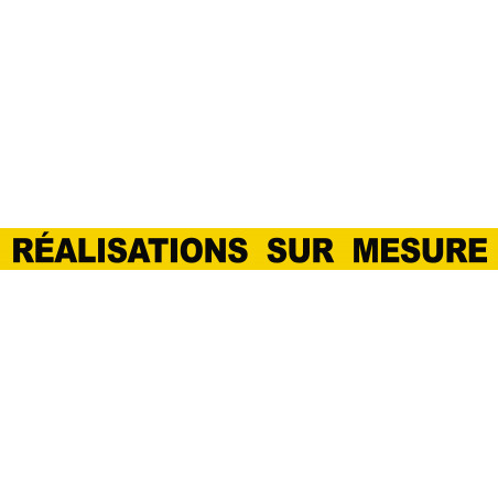 RÉALISATION SUR MESURE (120x10cm) - Sticker/autocollant