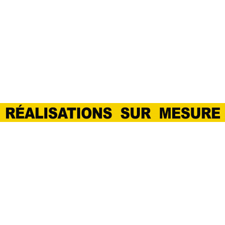 RÉALISATION SUR MESURE (60x5cm) - Sticker/autocollant
