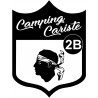 Campingcariste Corse 2B (10x7.5cm) - Sticker/autocollant