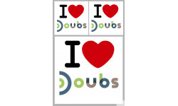 Doubs (1fois 10cm / 2 fois 5cm) - Sticker/autocollant
