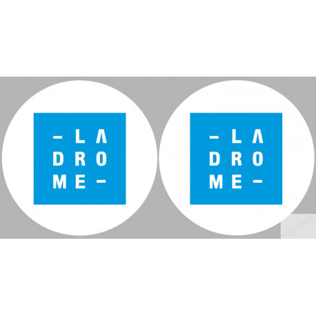 la Drôme (2fois 10cm) - Sticker/autocollant
