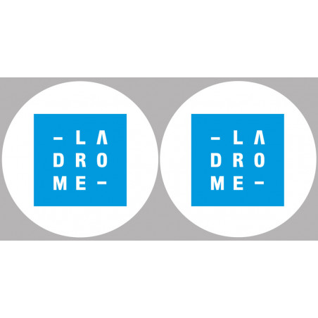 Département 26 la Drôme (2 fois 10cm) - Sticker/autocollant