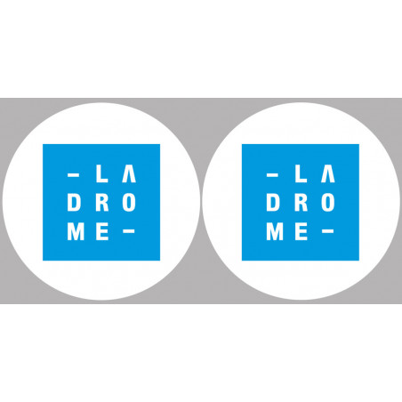 la Drôme (2fois 10cm) - Sticker/autocollant