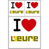 l'Eure (1fois 10cm / 2 fois 5cm) - Sticker/autocollant