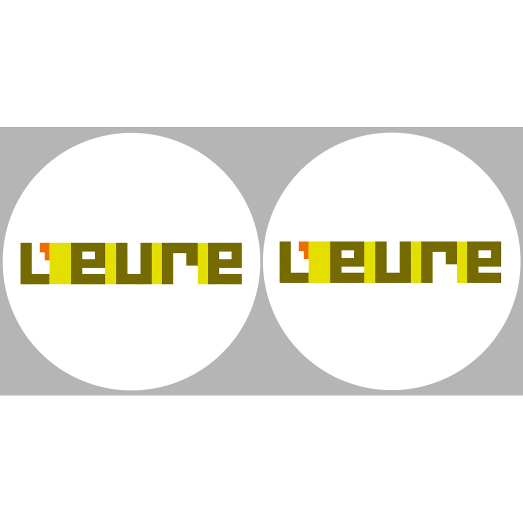 l'Eure (2fois 10cm) - Sticker/autocollant