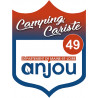 campingcariste anjou 49 - 20x15cm - Sticker/autocollant