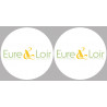 l'Eure et Loir (2fois 10cm) - Sticker/autocollant