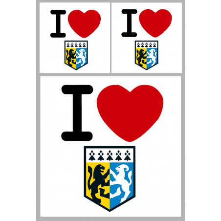 le Finistère (1fois 10cm / 2 fois 5cm) - Sticker/autocollant