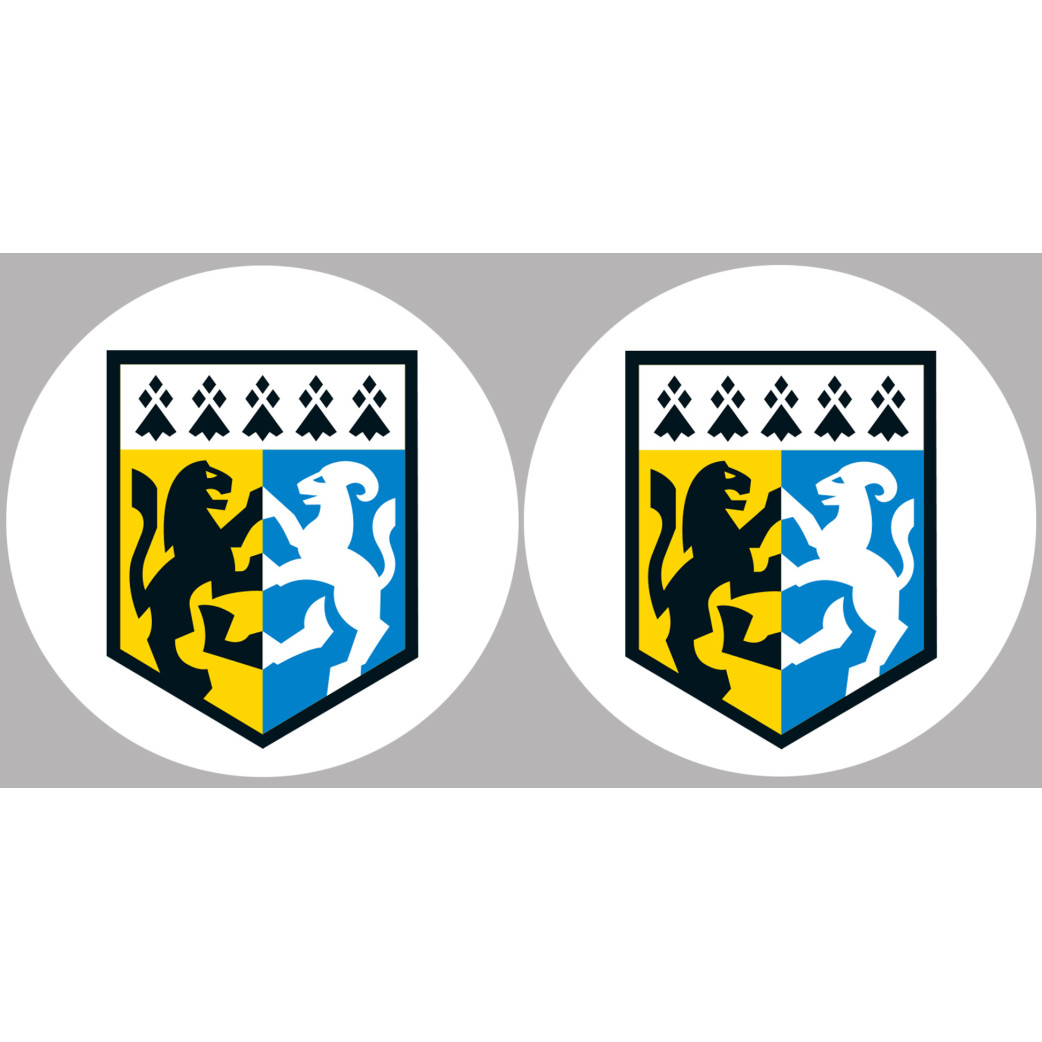 le Finistère (2fois 10cm) - Sticker/autocollant