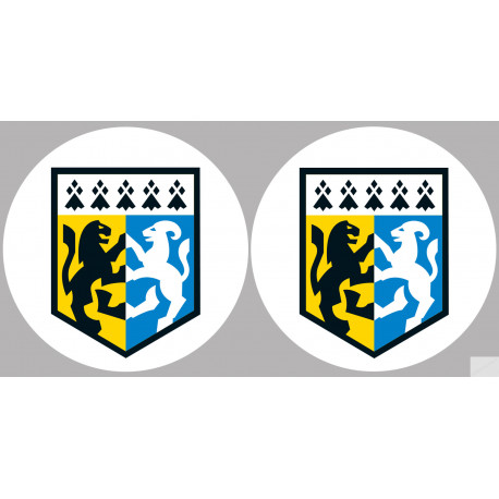 le Finistère (2fois 10cm) - Sticker/autocollant