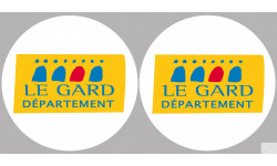 le Gard (2fois 10cm) - Sticker/autocollant
