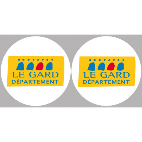 le Gard (2fois 10cm) - Sticker/autocollant