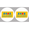le Gard (2fois 10cm) - Sticker/autocollant