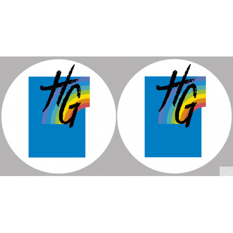 la Haute Garonne (2fois 10cm) - Sticker/autocollant