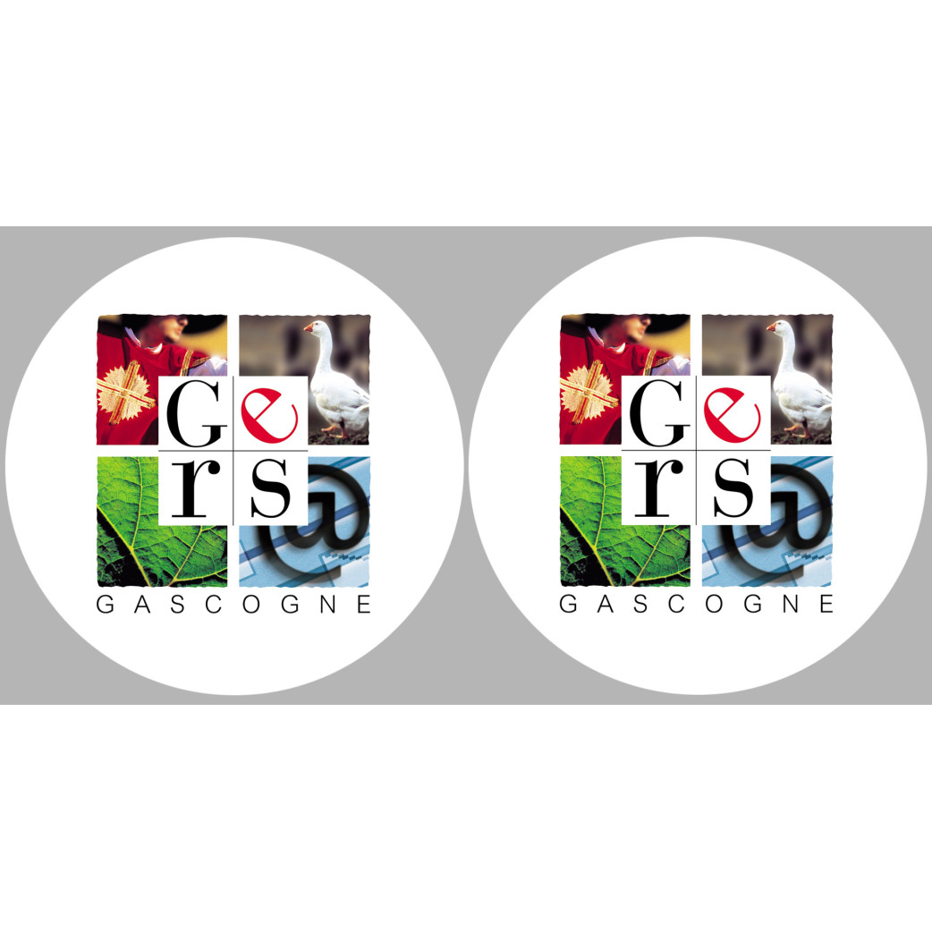 le Gers (2fois 10cm) - Sticker/autocollant