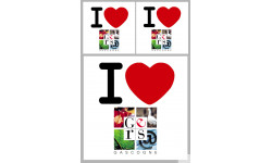 le Gers (1fois 10cm / 2 fois 5cm) - Sticker/autocollant