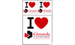 la Gironde (1fois 10cm / 2 fois 5cm) - Sticker/autocollant