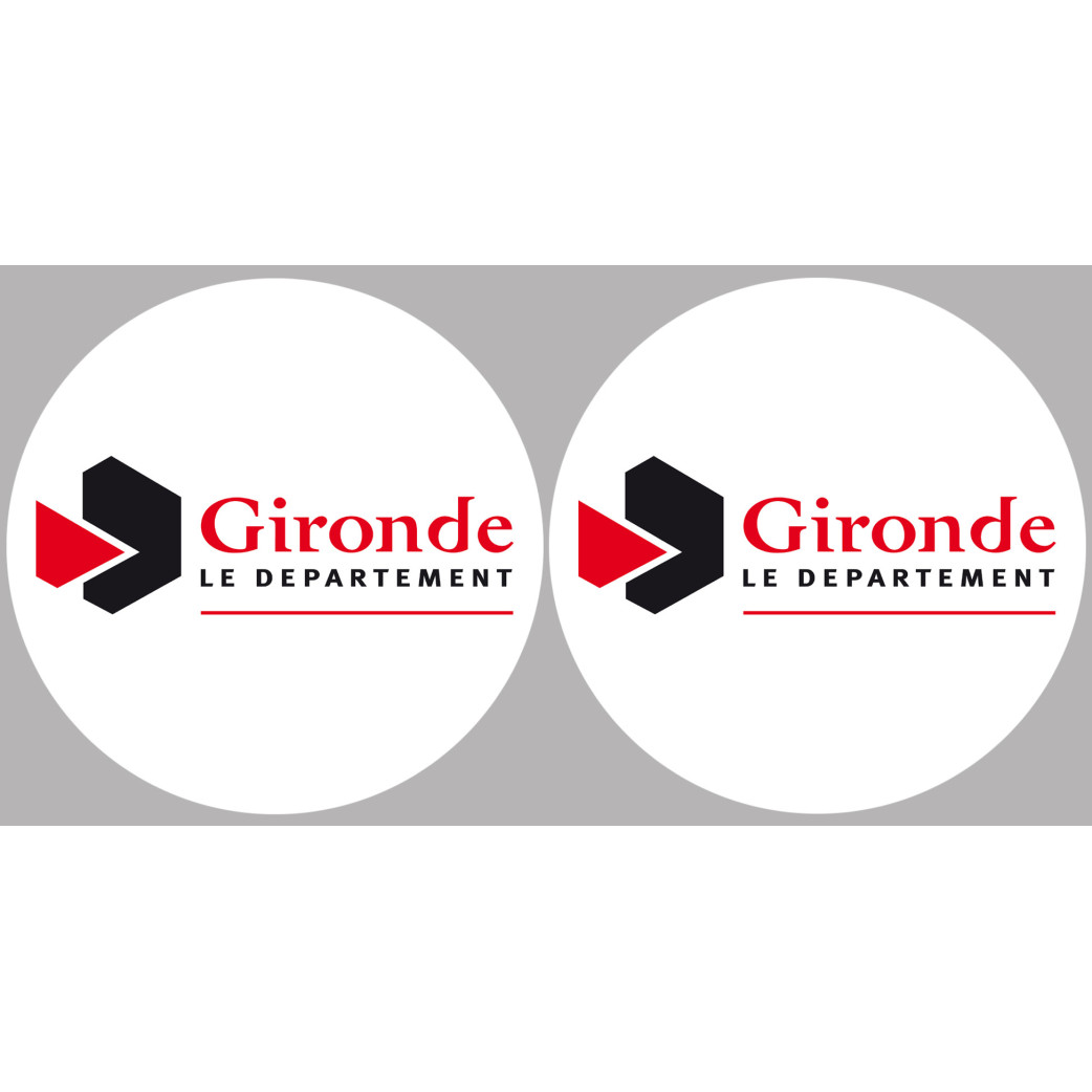 la Gironde (2fois 10cm) - Sticker/autocollant