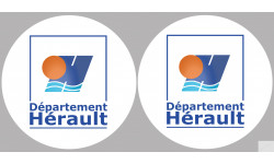 l'Hérault (2fois 10cm) - Sticker/autocollant