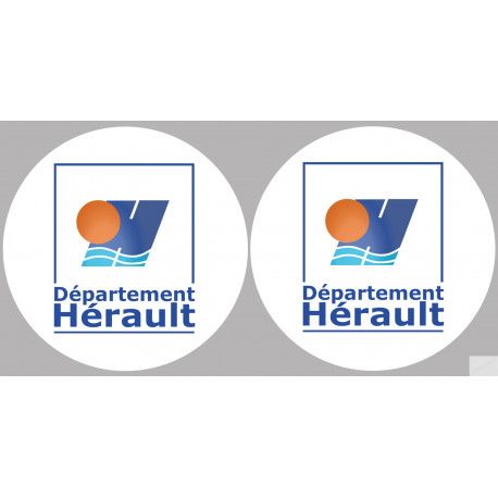 l'Hérault (2fois 10cm) - Sticker/autocollant