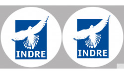 Indre (2fois 10cm) - Sticker/autocollant