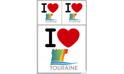 Département 37 Touraine (1fois 10cm / 2 fois 5cm) - Sticker/autocollant