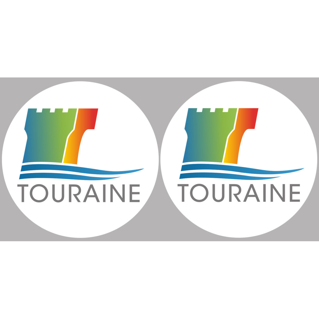 Touraine (2fois 10cm) - Sticker/autocollant