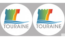 Touraine (2fois 10cm) - Sticker/autocollant