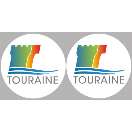 Touraine (2fois 10cm) - Sticker/autocollant