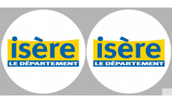 Département 38 l'Isère (2 fois 10cm) - Sticker/autocollant
