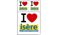 Isère (1fois 10cm / 2 fois 5cm) - Sticker/autocollant