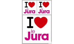 le Jura (1fois 10cm / 2 fois 5cm) - Sticker/autocollant
