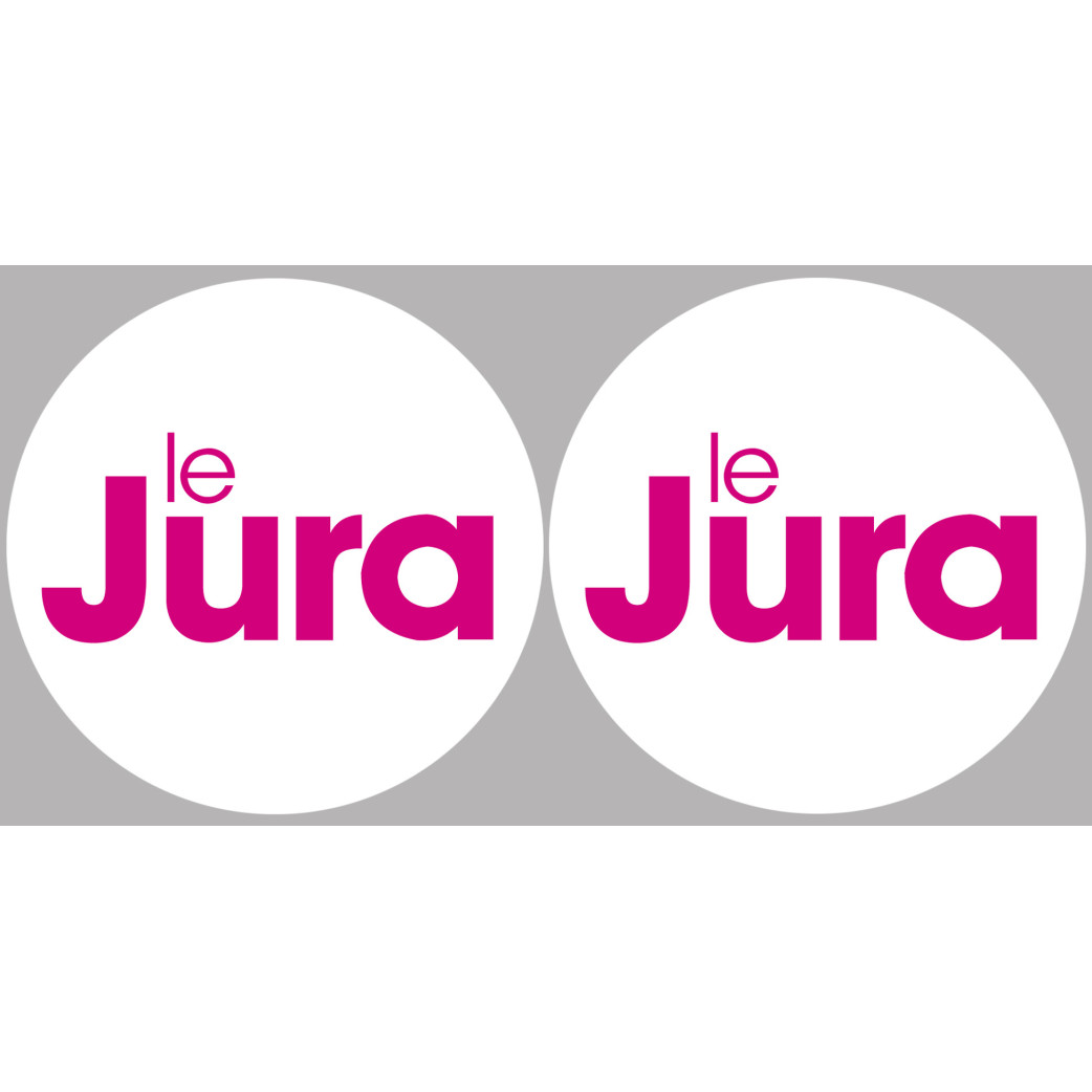 le Jura (2fois 10cm) - Sticker/autocollant
