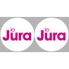 Département 39 le Jura (2 fois 10cm) - Sticker/autocollant
