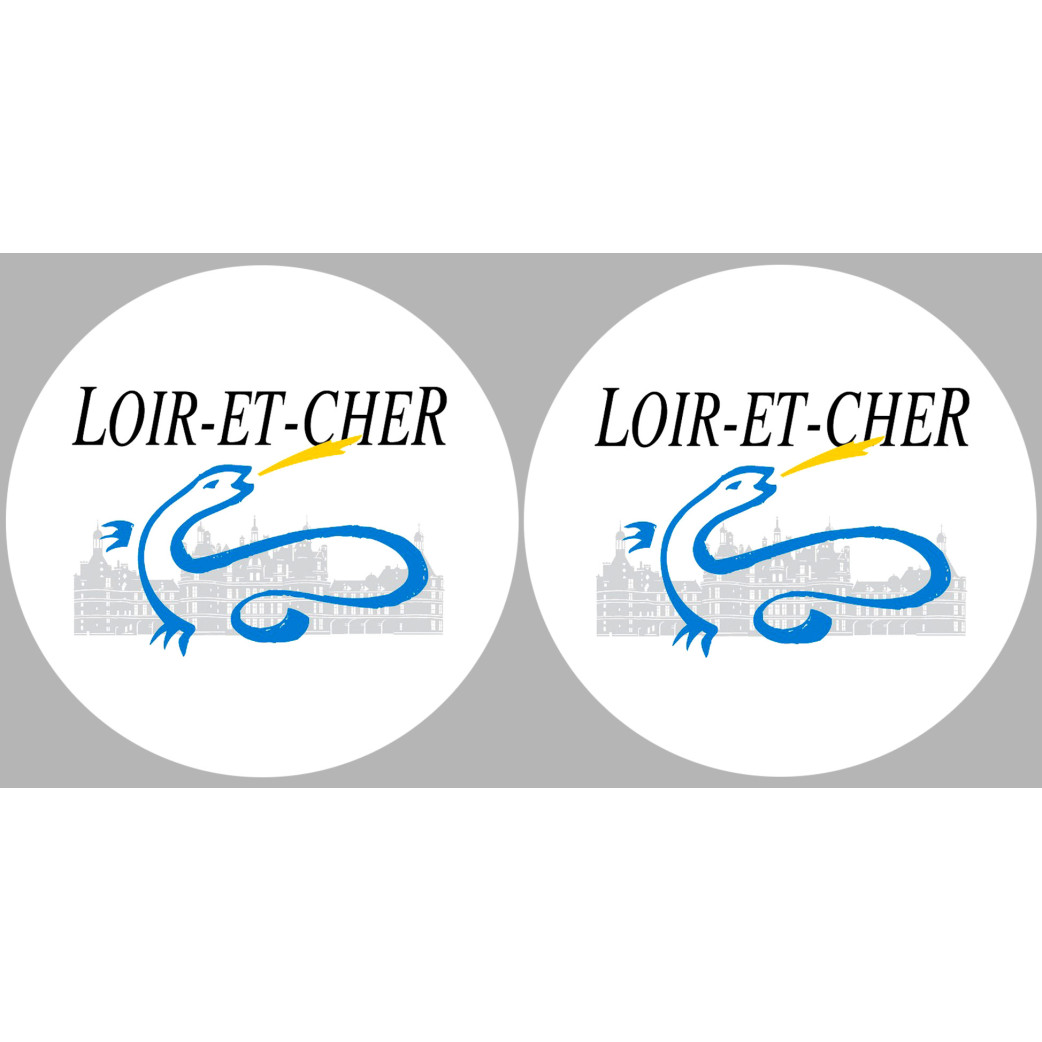 le Loir et Cher (2fois 10cm) - Sticker/autocollant
