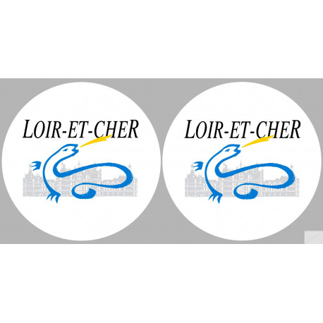le Loir et Cher (2fois 10cm) - Sticker/autocollant