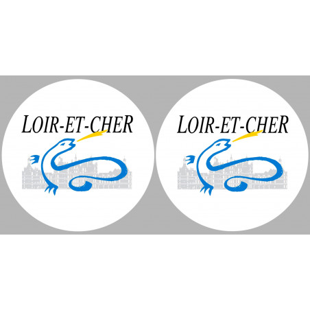 Département 41 le Loir et Cher (2 fois 10cm) - Sticker/autocollant