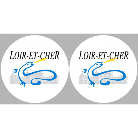 le Loir et Cher (2fois 10cm) - Sticker/autocollant